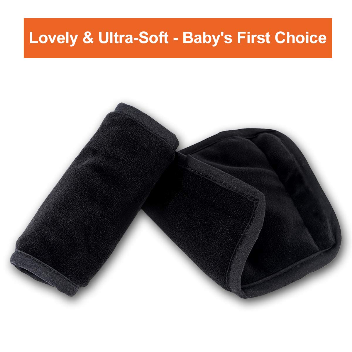 Coolbebe Car Seat Straps Shoulder Pads For Baby Kids, Super Soft Seat Belt Covers For All Car Seats/Pushchair/Stroller/High Chai