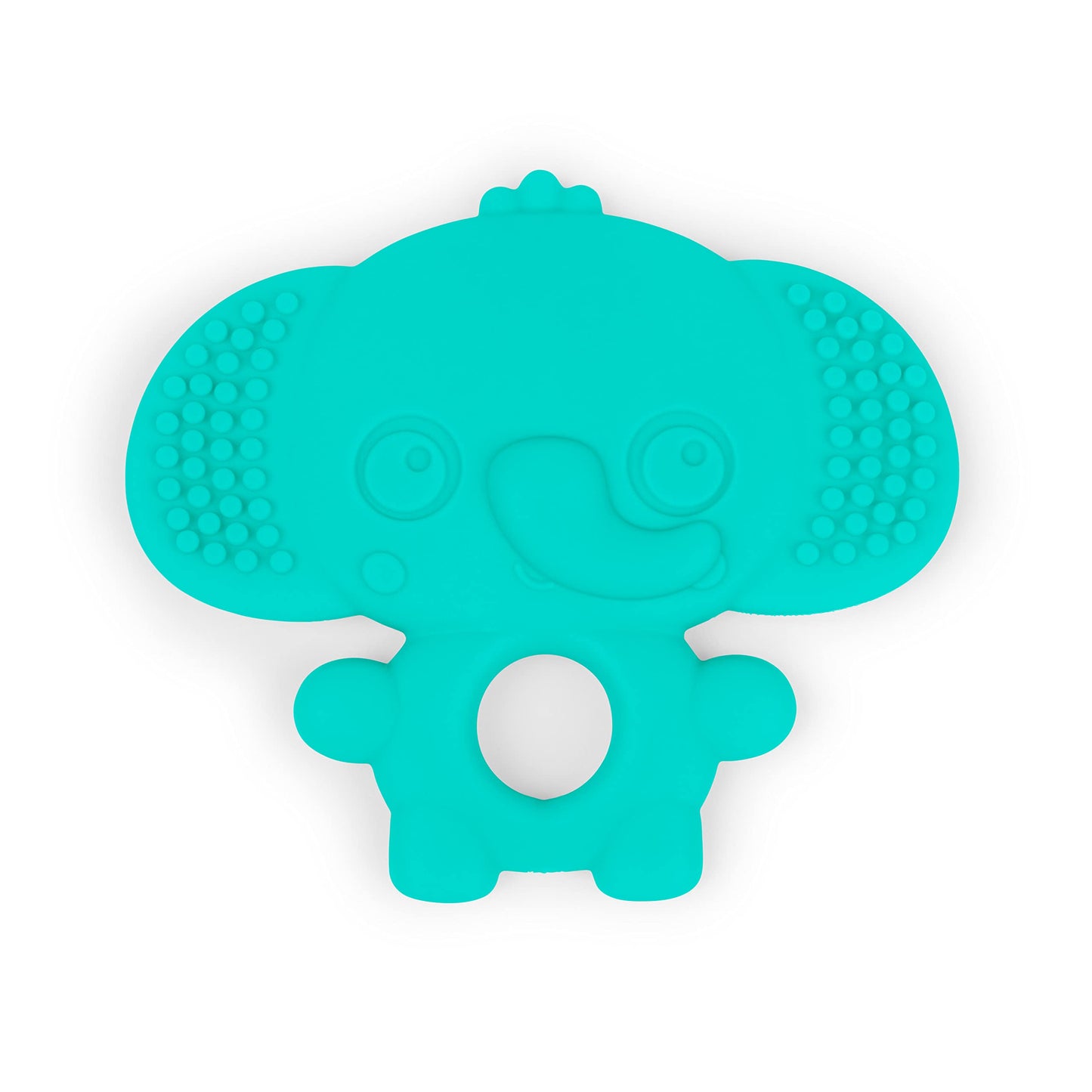 Bright Starts Gummy Buddies 3-Pack Textured Teethers - BPA-Free Elephant, Lion, Monkey - Unisex, 3 Months +
