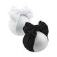 LDDCX Bows for Baby Girls Headband, Newborn Bows Headbands Baby Hair Bows Hairbands Hair Accessories.(FD104) (White Black)