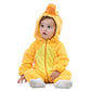 Qzerplay Unisex Unisex Baby Halloween Costumes Cartoon Outfit Homewear (120(For Ages 30-36Months), Duck)