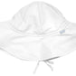 i play. Baby Brim Sun Protection Hat, White, 9-18 Months