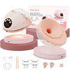 Heated Wearable Breast Pump, Electric Hands-Free Breast Pump with Voice Reminder & Auto-Stop Fuction, 6 Modes/12 Levels Hospital