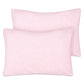 Zenssia Organic Cotton Toddler Pillowcase/Travel Pillowcase Pack Of 2 Set 13X18 Inches With Envelope Closure - Soft & Breathable