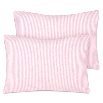 Zenssia Organic Cotton Toddler Pillowcase/Travel Pillowcase Pack Of 2 Set 13X18 Inches With Envelope Closure - Soft & Breathable
