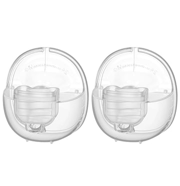 Pdfans Wearable Breast Pump Accessories Replacement Parts Milk Collector Cup Flange 24Mm Compatible With Mommed Tsrete S21/S19/S