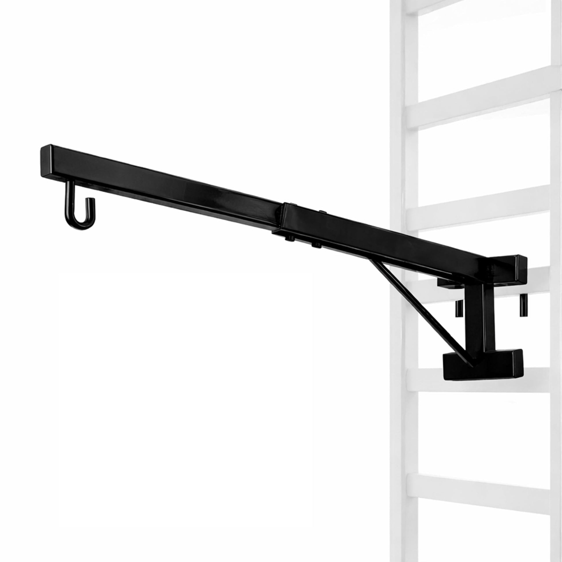 Beetot Baby Window Cradle Hanger | Portable Type Metal Rod | Weight Support Up To 20Kg | Black,80Cm