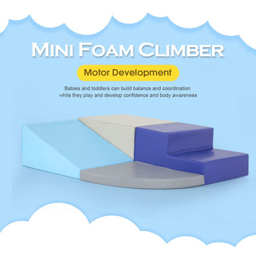 4-Piece Set Climbing Toys For Toddlers 1-3 And Climb Foam Play Set Babies Foam Blocks Toddler Climbing Toys Indoor Baby Climbing