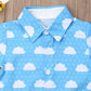 Visgogo Toddler Baby Boy Flamingo Short Sleeve Button Down Shirt & Casual Shorts Set Summer Outfits 1-6 Years Clothes
