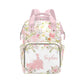 Custom Diaper Bag Backpack for Women, Personalized Name Nursing Mommy Daypack, Diaper Bag for Girls Boys, New Mom Gifts (Princes