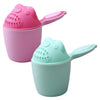 2Pcs Baby Bath Rinse Cup, Detachable Tear-Free Waterfall Bath Cup for Rinsing Hair, Portable Baby Bath Cup with Handle, Cartoon 
