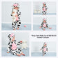 Michley Unisex Baby Boy Girl Hooded Romper Winter Animal Halloween Jumpsuit Outfits, Cow, 3-4.5T, Size 130