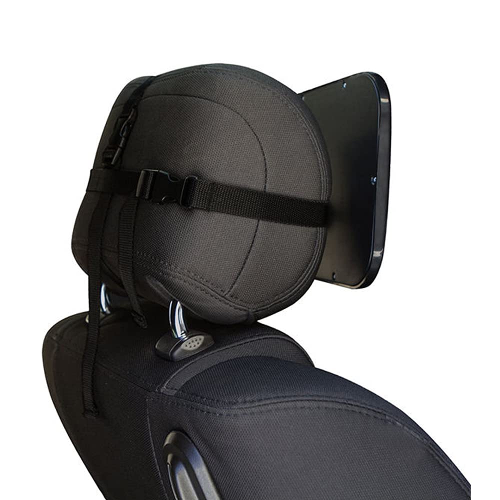 Zogeez Xl Baby Car Mirror, Safety Car Seat Mirror For Rear Facing Infant With Wide Crystal Clear View, Fits On Headrest Shatterp