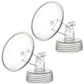 Belmikal 28mm 2 pc Flange Compatible with Spectra S2 S1 9 Plus Ameda MYA Motif Luna Breastpumps Replacement to Pump Parts and Fl