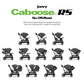 Joovy Caboose Rs Sit & Stand Double Stroller For Children Up To 55 Lb. With All-Terrain Wheels, Upf50+ Sun Canopy & Magnetic 5-P