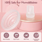 12Pcs Breast Pump Parts, 8Pcs Duckbill Valves & 4Pcs Diaphragm Compatible With Momcozy M5 Breast Pump, Food Grade Silicone Duckb