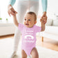 If Mom And Dad Say No Call Grandma - Funny Baby Essentials Bodysuit - Cute Newborn Boy Clothes (6 Months, Pink)