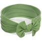 Koolgil Baby Girl'S Toddler Bow Knot Headbands Soft Nylon Headband For Daily Life Birthday Party Photography (Green)