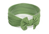 Koolgil Baby Girl'S Toddler Bow Knot Headbands Soft Nylon Headband For Daily Life Birthday Party Photography (Green)