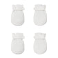 Newborn Baby No Scratch Mittens Stay On, 100% Cotton Breathable, Adjustable Infant Gloves For Baby Boys Girls Mittens