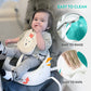 Prince Lionheart Squish Booster Seat, Gumball Green, 3-Point Harness And Dual-Strap System, Easy To Wipe Clean, And Lightweight
