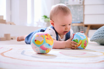 HABA Baby Ball Rainbow World 4.5  for Babies 6 Months and Up