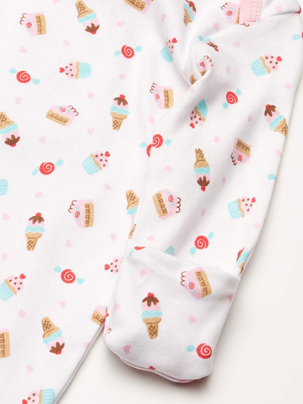 Luvable Friends Unisex Baby Cotton Gowns, Pink Dessert, Preemie-Newborn