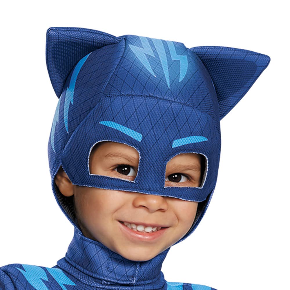 Catboy Deluxe Toddler Pj Masks Costume, Medium/3T-4T