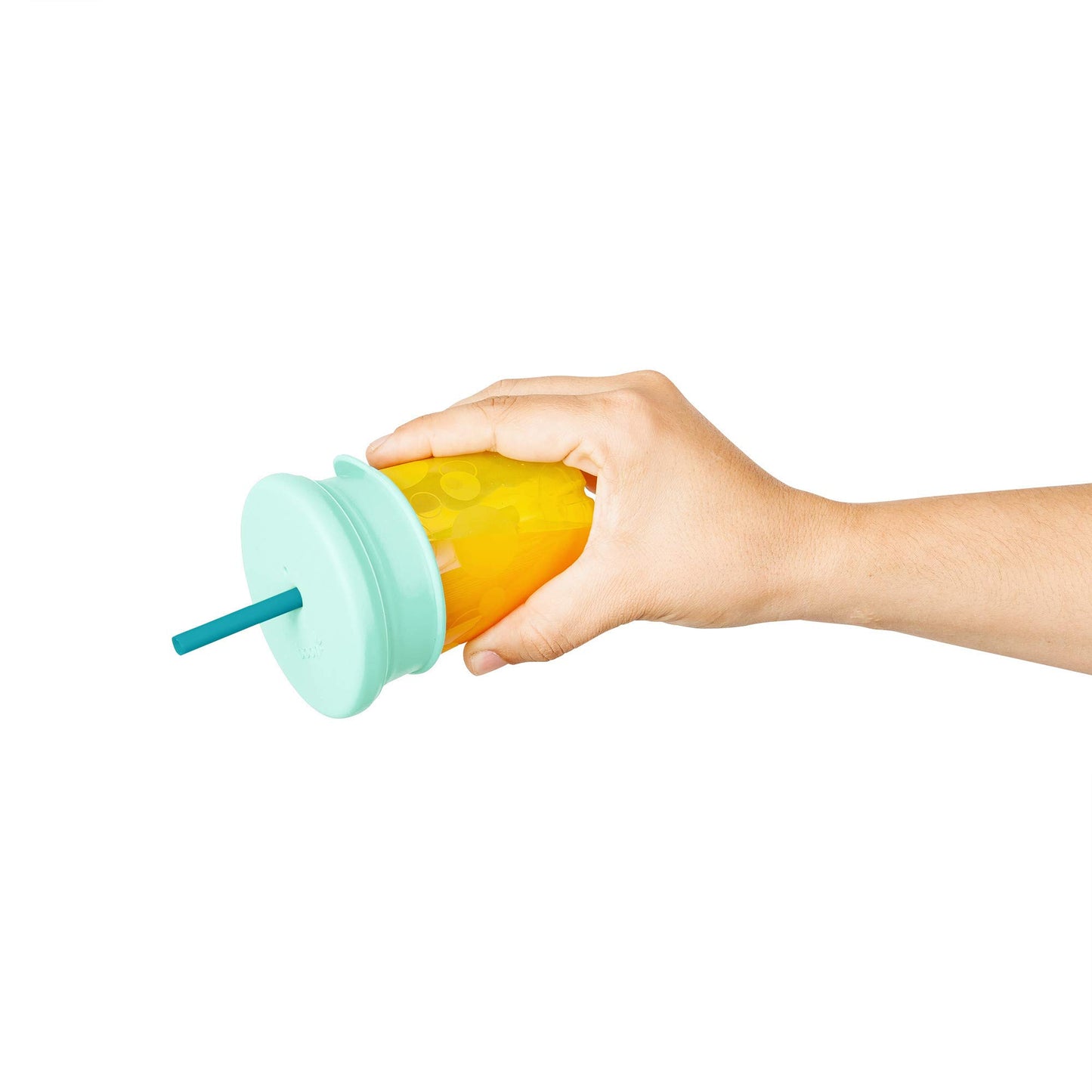 Boon Snug Silicone Sippy Cup Lids And Straws - Includes 3 Lids And 3 Straws - Convert Any Kids Cups Or Toddler Cups Into Straw S