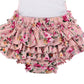 China Rose 50'S Floral Ruffles Rompers Backless Dress Bathing Suit Swimwear (0-12 Months,Pink)