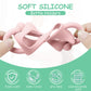 Dr Brown'S Silicone Bottle Handles - 2Pcs Easy Grip Handles For Narrow Bottles, Lightweight & Easy To Carry (Pink/Orange)