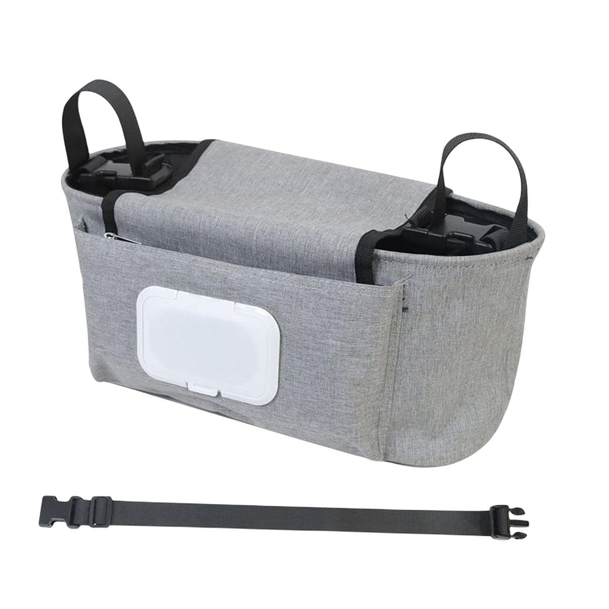 BNF Baby Stroller Organizer Detachable Bag for Diaper Phone, Toys Snacks Gray | Baby | Strollers & Accessories | Stroller Access