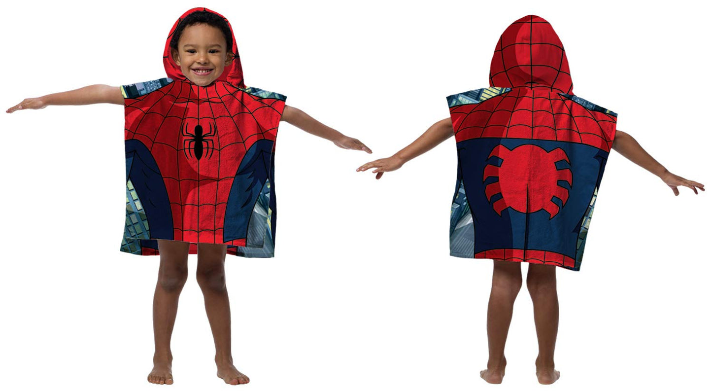 Jay Franco Hooded Towel, Spiderman Classic 22In X 44In