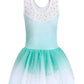 Eqsjiu Ballet Leotard With Tutu Skirt For Girls Green Shinny Stars Tutu Ballet Outfit For Girls 9-10 Years Children Costumes Bir