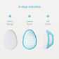 Frida Baby The 3-Step Cradle Cap System, Dermafrida The Flakefixer, Sponge, Brush, Comb And Storage Stand For Babies With Cradle