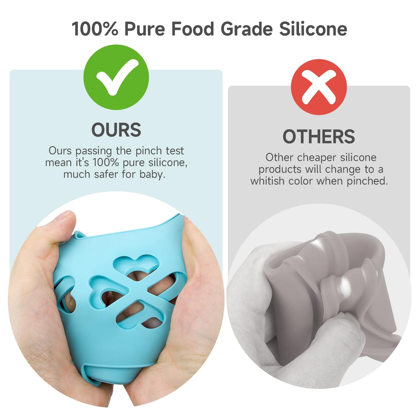 Morlike 4 Pack Silicone Sleeves Fit For 4 Oz/120 Ml Dr. Brown'S Natural Narrow Glass Baby Bottle, 100% Silicone Covers Protect G
