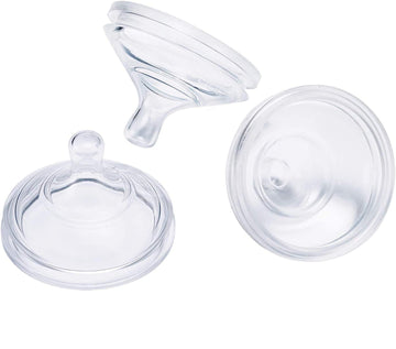 Boon Nursh Silicone Baby Bottle Nipples - Bottle Nipples For Boon Nursh Baby Bottles - Baby Bottle-Feeding Supplies - Medium Flo