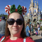 Clgift Minnie Ears, Christmas Red Peppermint Candy, Iridescent, Rainbow Sparkle, Sequin (Red, Costume Headwear, All Ages Or Unis