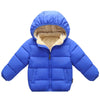 LAVIQK 1-7 Years Baby Boys Girls Toddlers Winter Coats Puffer Jacket with Removable Fur Hooded Down Snow Jacket Warm Fleece Coat