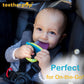 Teetherpop Fillable Silicone Teether for Babies - Breastmilk Popsicle Molds for Teething with Spill-Proof Sippy Slits - Freezabl