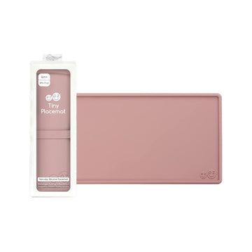 Ezpz Tiny Placemat - 6 Months+ (Blush) - Non-Slip, 100% Silicone Placemat For Toddlers And Babies - Fits On Most Highchair Trays