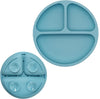 BeFunky Baby Suction Plates Divided Unbreakable Silicone Baby Weaning Plates for Toddler Kids Children  NonSlip  Dishwasher a