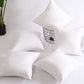 JDX Microfibre Cushion Filler, 30X30Cms, White, Set of 5, Polyester, B08PVQVMWV