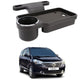 Oshotto (FT04) Foldable Car Auto Headrest Rear Back Seat Table Drink Food Cup Tray Holder Compatible with Renault Lodgy  Black
