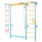 Vevor Indoor Jungle Gym For Toddlers, 7-In-1 Climbing Playset With Carbon Steel Swedish Ladder, Wall Ladder, Pull-Up Bar, Rope L