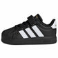 Adidas Unisex-Baby Streetalk Elastic Lace, Black/White/Gold Metallic, 6