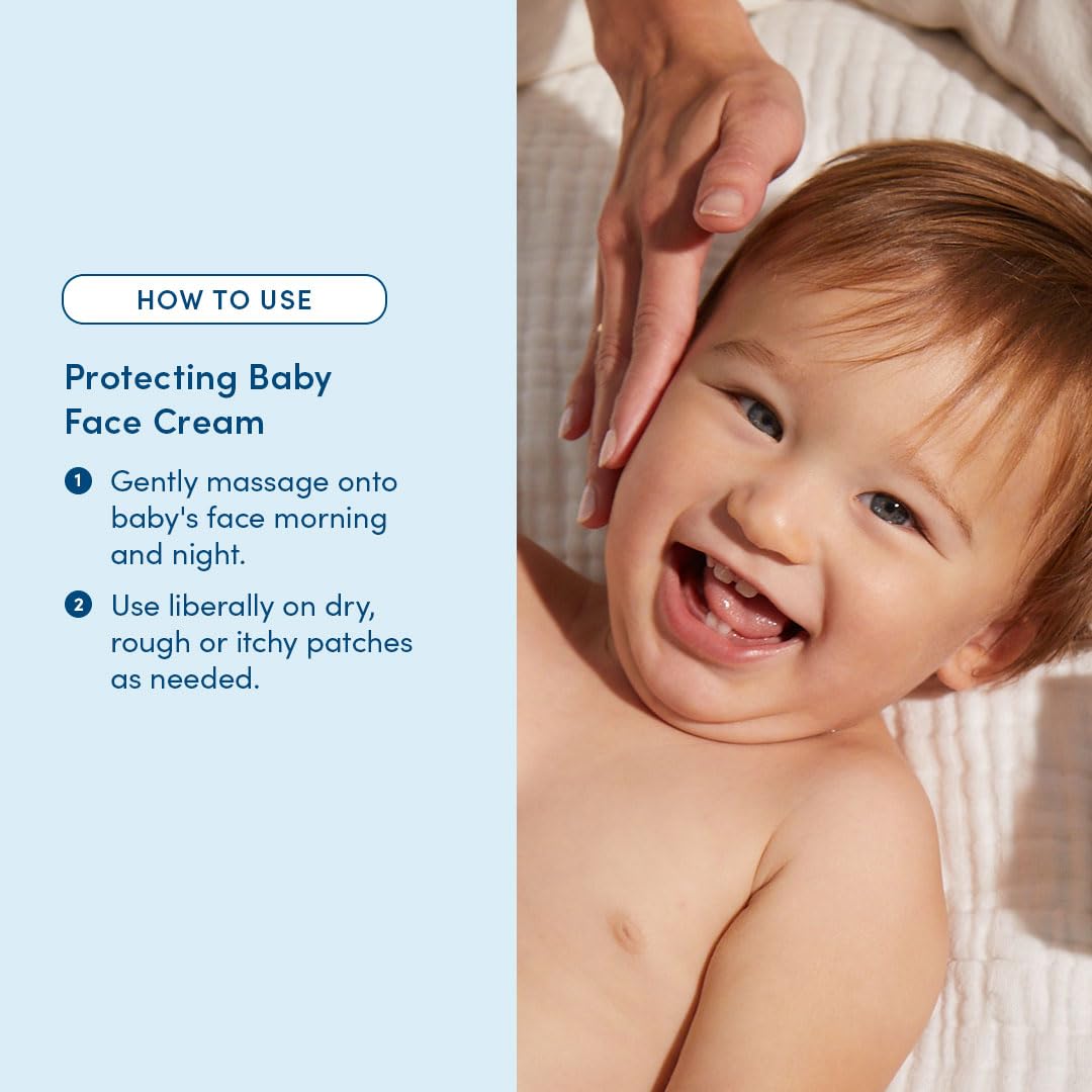 Evereden Protecting Baby Face Cream (1.7 Fl. Oz.): No.2 Silk Baby Cream - Nourishing Infant Face Moisturizer For Dry Skin & Temp