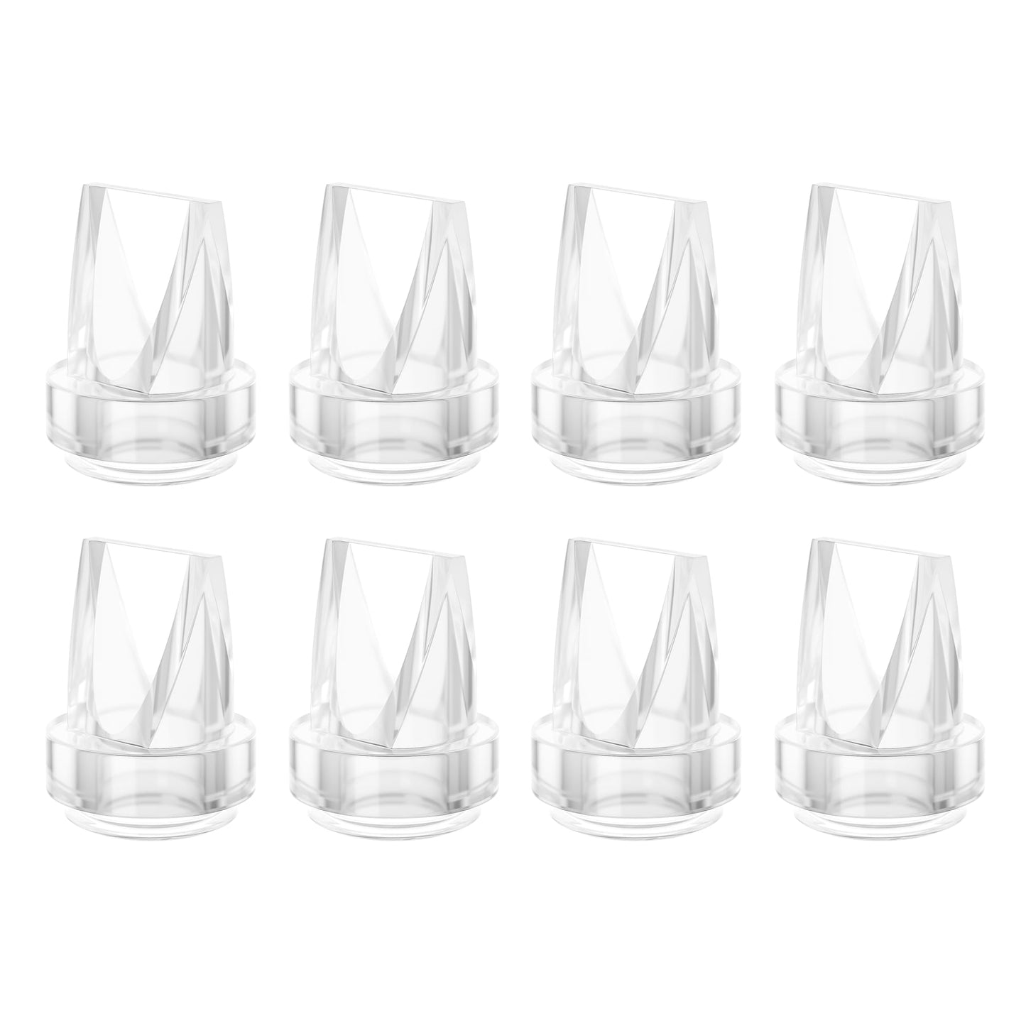 TOVVILD 8PCS Duckbill Valves Compatible with eufy E10 E20 S1 S1 Pro MomMed S21,S32 Breast Pump Replacement Pump Parts Accessorie