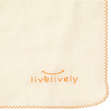Livelively 3-Pack 100% Natural Organic Cotton Gauze Washcloths Wipes Face Towels For Babies With Sensitive Delicate Skin, Soft A