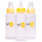 Avima 8 oz Anti Colic Baby Bottle Set - Medium Flow Nipples Included, Standard Neck, BPA Free - 3-6 Months, Stage 2 Feeding for 
