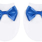 Lilax Baby Boy Newborn Crown Jewels Layette 4 Piece Gift Set 0-3 Months Royal Blue 0-3M
